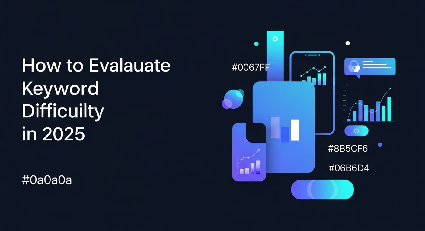 How to Evaluate Keyword Difficulty in 2025