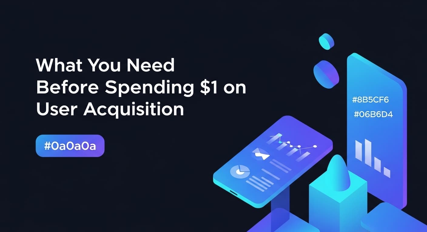 What You Need Before Spending $1 on User Acquisition