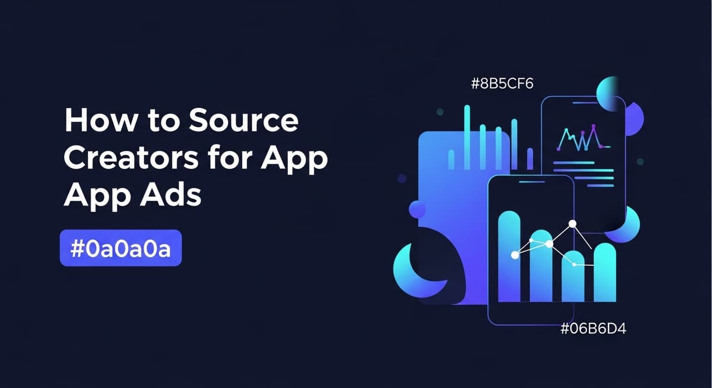 How to Source Creators for App Ads